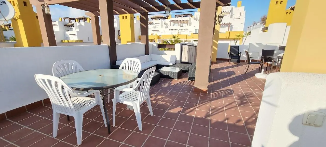 דירה Playas de Vera Homes Of Spain, Atico Lomas Del Mar V Con Vistas Al Mar Y Solarium Grande, Wifi ספרד