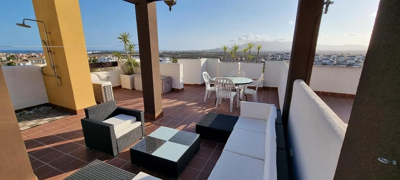 Homes Of Spain, Atico Lomas Del Mar V Con Vistas Al Mar Y Solarium Grande, Wifi Playas de Vera 0*,